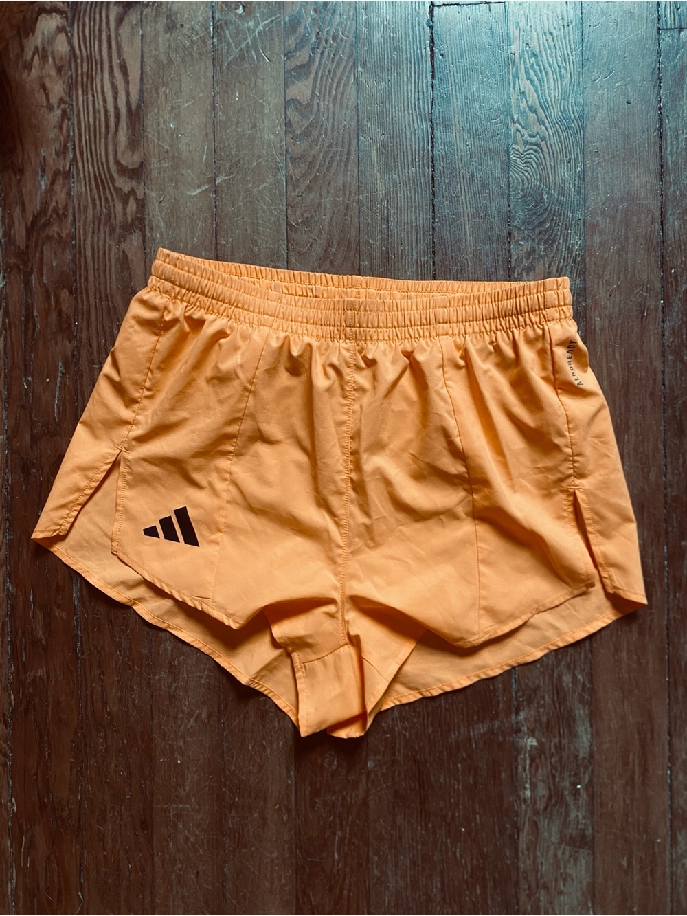 Adidas Orange Women's Active Running Shorts